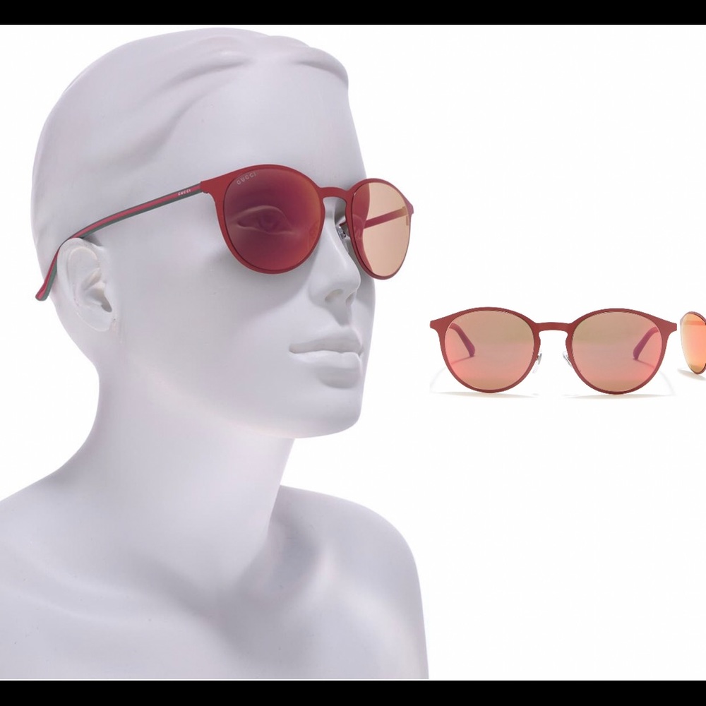 Gucci 52mm Round Sunglasses - Picture 2 of 10